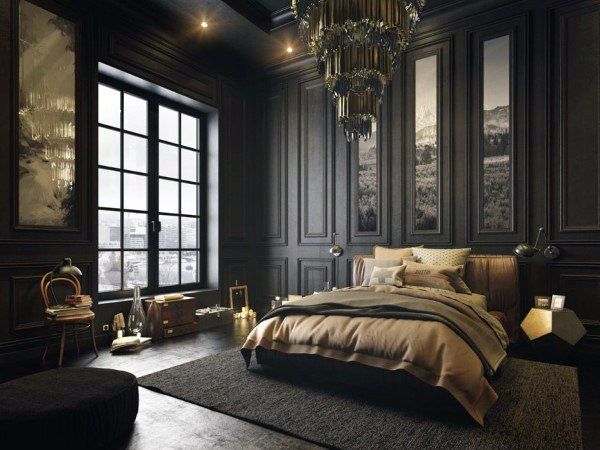 Elevate Your Room's Style with an Aesthetic Black Bed Design